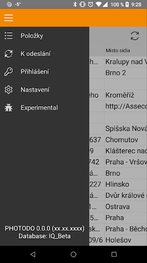 Android application Helios FOTODO screenshort