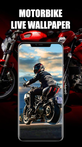 Android application Motorbike Wallpaper Live HD/3D screenshort