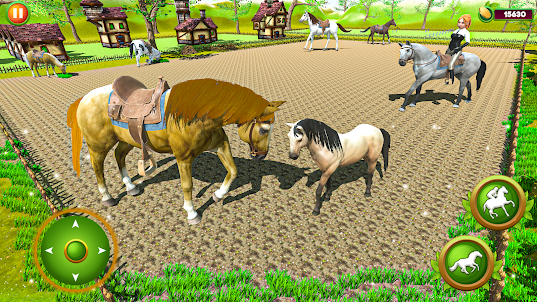 Симулятор дикой лошади в джунг