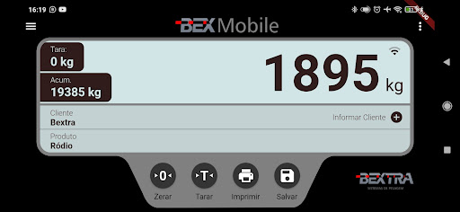 Android application Bex Mobile Embarcada screenshort