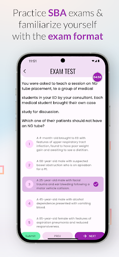 FRCEM Quiz Bank Screen 3
