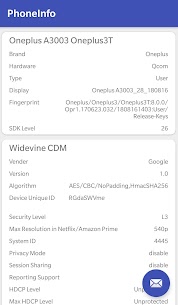 PhoneInfo: Basic Widevine and For Pc – Free Download On Windows 10, 8, 7 1