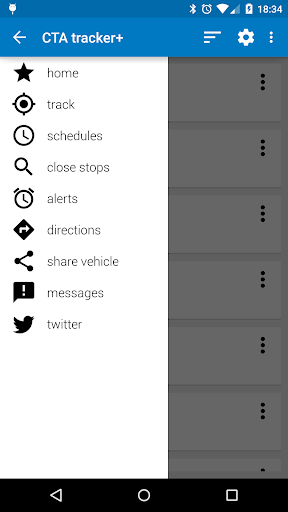 Transit Tracker - Chicago Screen 2