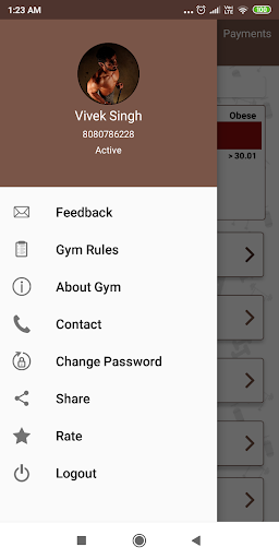 GymSys Screen 3