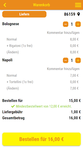 Tontini Pizza Augsburg