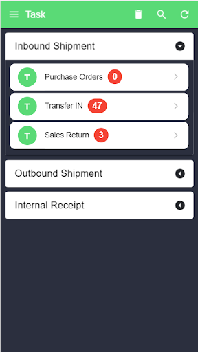 Entution Barcode Screen 2
