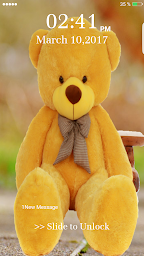 Teddy Bear Pin Lock Screen - Teddy Bear Wallpaper