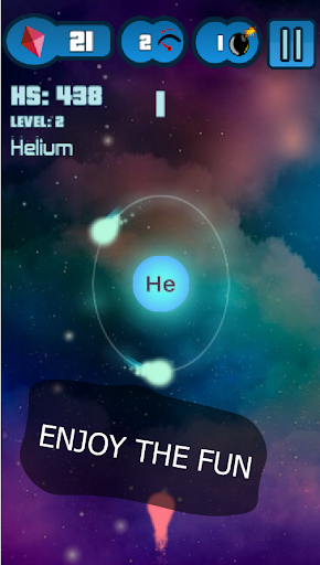 Android application Atom Throw screenshort