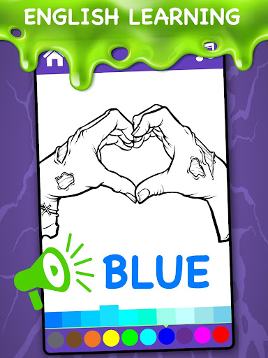 Animated Zombies Coloring Page