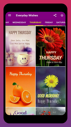 Android application Everyday Good Morning Wishes screenshort