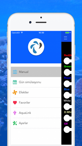 Android application AquaReef Pro screenshort