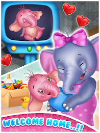 Baby elephant - animal newborn pet vet doctor poster 1
