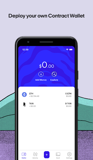 Android application Monolith — Ethereum Wallet screenshort