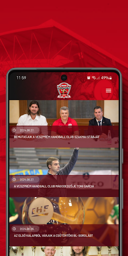Veszprém Handball Club Screen 3