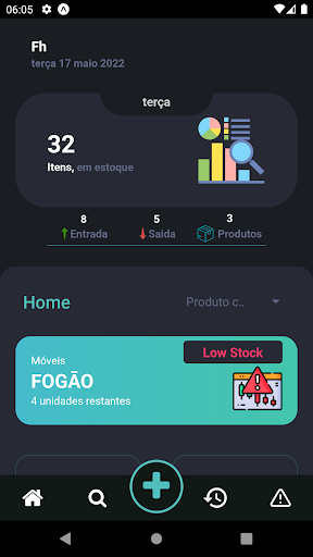 Android application Controle de estoque 2.0 screenshort