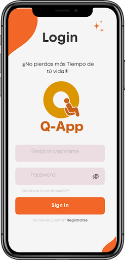 Android application Q-App screenshort
