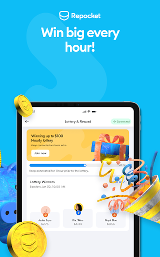 Screenshot of Repocket - Make Money Daily