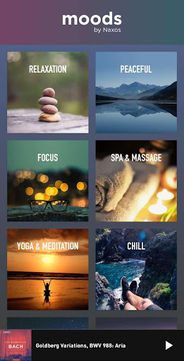 Android application Moods by Naxos screenshort