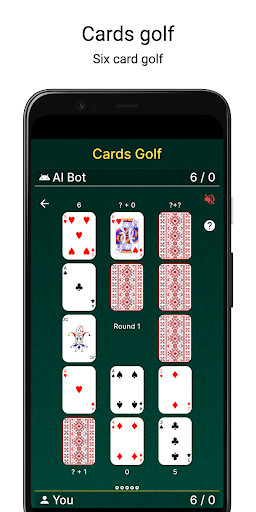 Android application Cards Golf screenshort