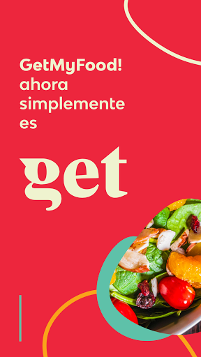 Android application Get: Food, Drinks and more screenshort