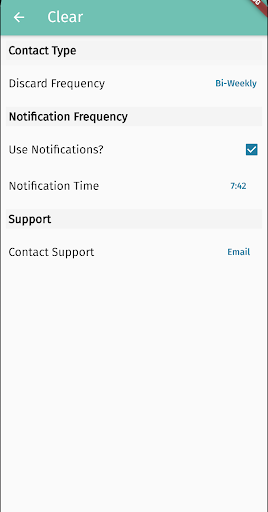 Contact Lens Tracker Screen 2