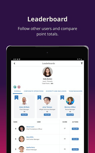 Screenshot of SumTotal Mobile