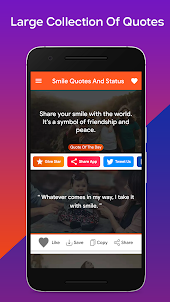 Smile Quotes And Status
