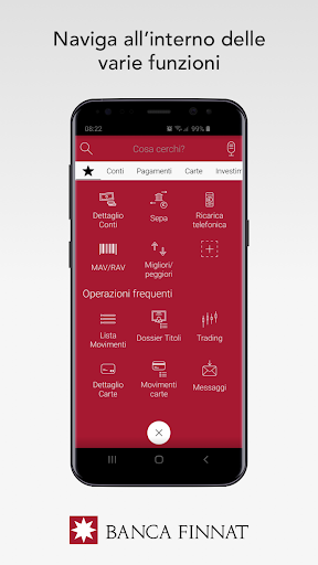 Android application Banca Finnat Mobile screenshort