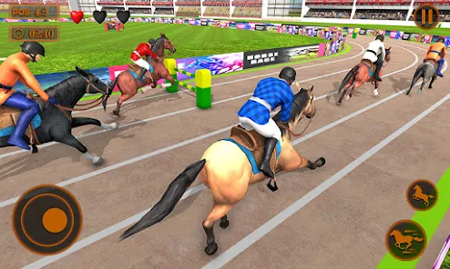 Mounted Horse Racing Games 4