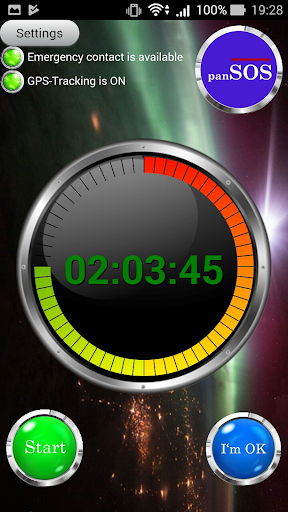 panSOS - Emergency App Screen 2