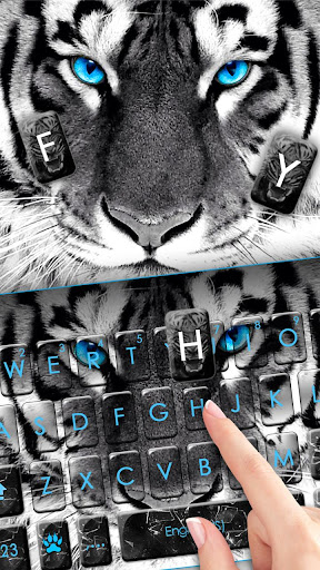 Fierce Tiger Eyes Keyboard The Screenshot 2 - AppWisp.com