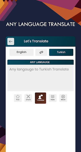 Turkish English Translator Screen 3