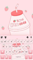 screenshot of Cute Pink Strawberry Theme