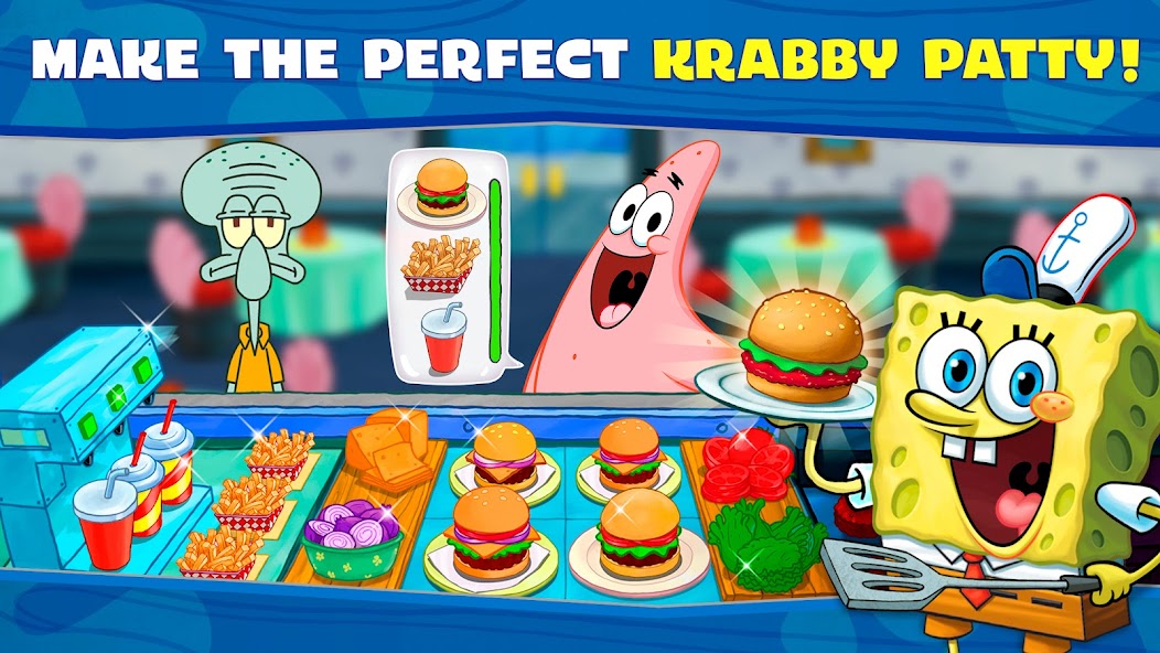 SpongeBob: Memasak Burger 5.4.2 APK + Mod (Unlimited money) untuk android
