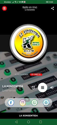 Android application La Konsentida screenshort