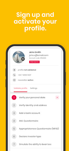 Android application Walliance screenshort