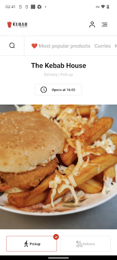 Android application The Kebab House screenshort