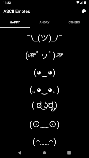 ASCII Emotes Screen 3