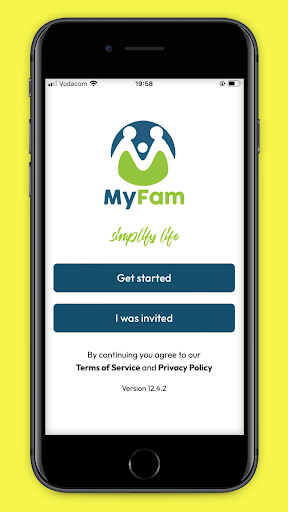 MyFam Co-Parenting App Screen 3