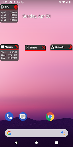 System Monitor Float Free