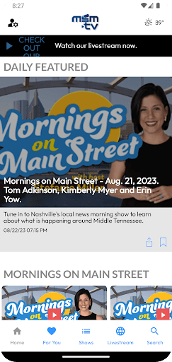 Main Street Media TV Mobile Screen 3