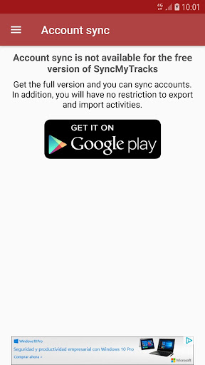 SyncMyTracks (Trial version) screenshot 4