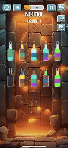 Android application Water Sort Puzzle Game Sorting screenshort