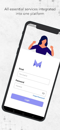 Android application Mob HRM screenshort