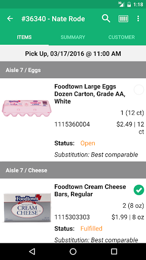 Freshop for Stores Screen 2