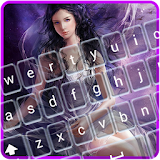 Keyboard Themes For Fantasy Girl Art icon