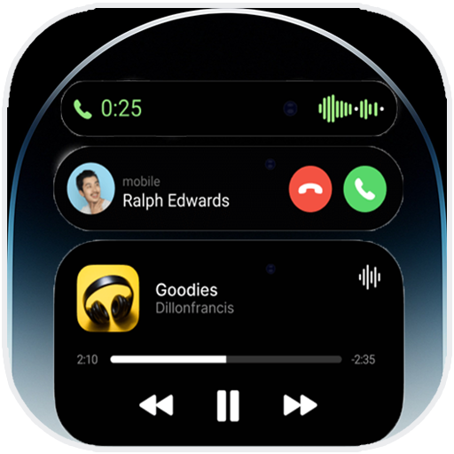 Dynamic Android Island logo