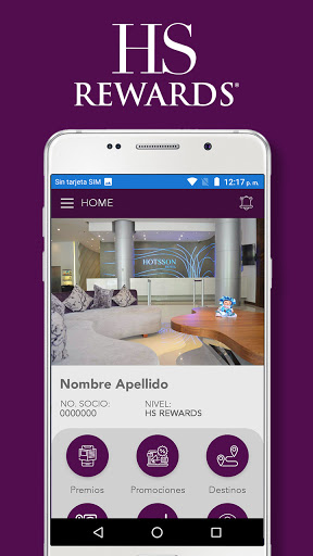 Android application HS Rewards screenshort
