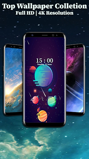 Android application Space Wallpaper HD screenshort