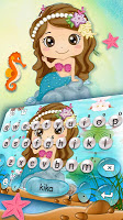 screenshot of Mermaid Pearls Theme